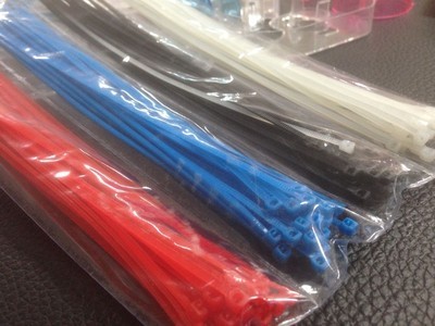 【扎带 2*19.5CM 4色塑料PVC扎带 100条/套】价格,厂家,图片,捆扎/打包带绳,东阳市隆昌胶粘制品厂-